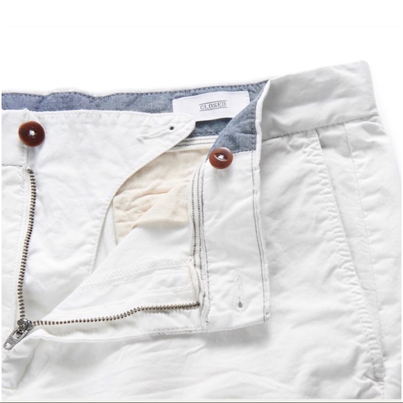 Closed - CHINOS '200 SLIM' WHITE - Picture 7 of 7